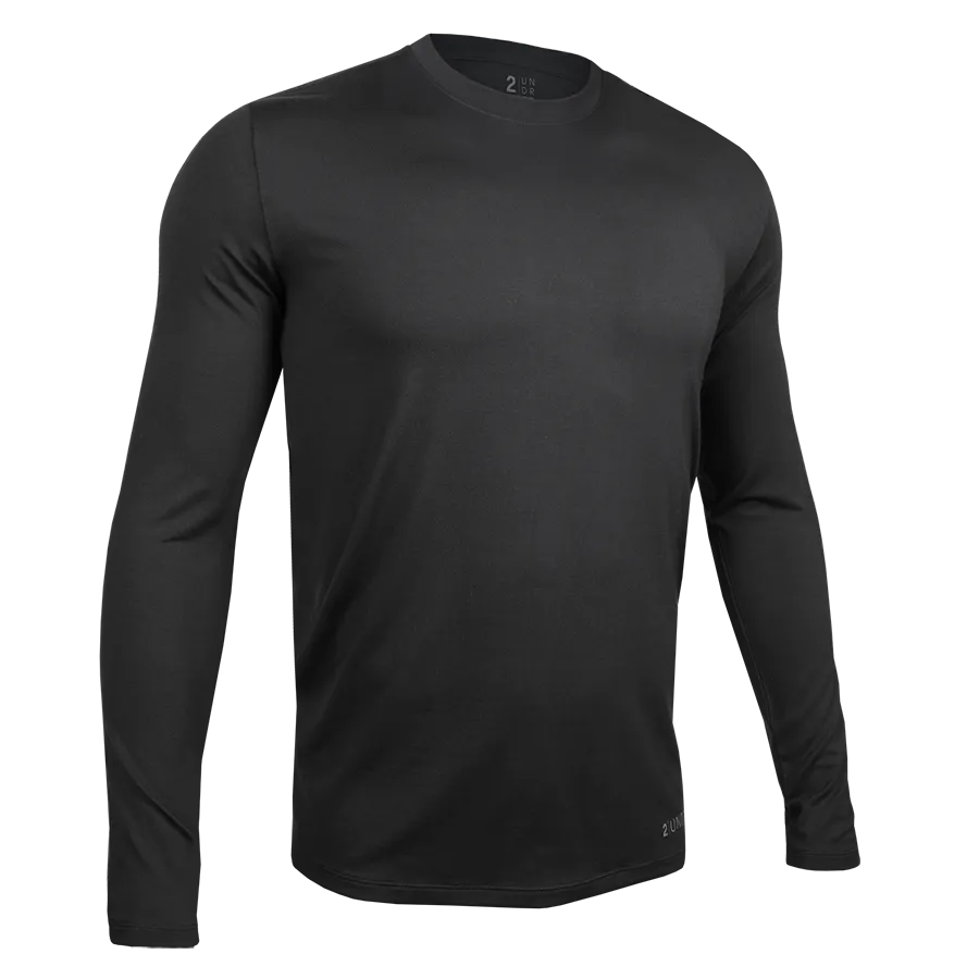 2UNDR Long Sleeve Crew In Black