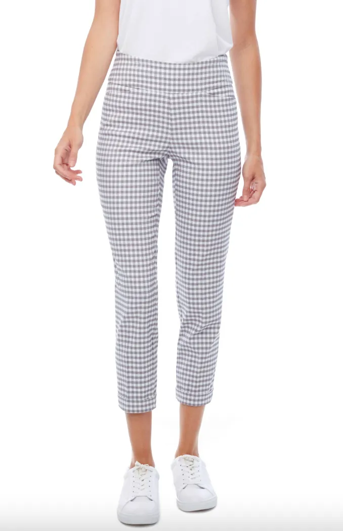 67734 Grey Cuff Gingham