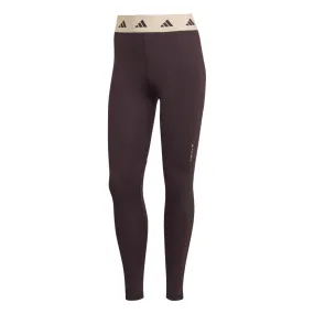 adidas Techfit 7/8 Tights - Womens - Shadow Maroon/Ecru Tint