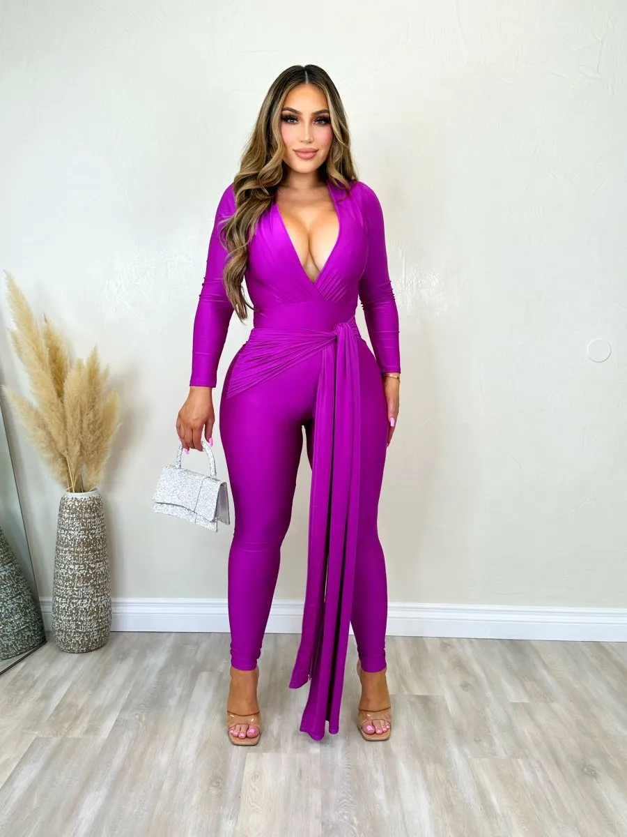 Amara Jumpsuit Magenta