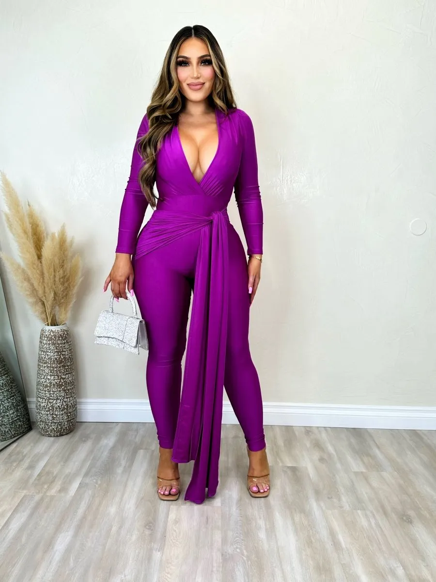 Amara Jumpsuit Magenta