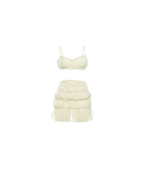 Anastasia Ruffle Two Piece Skirt Set