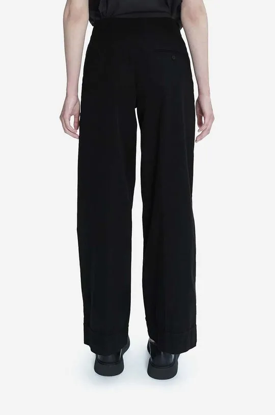 A.P.C. cotton trousers black color