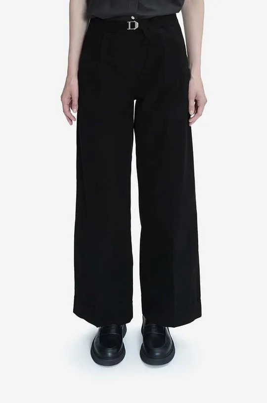 A.P.C. cotton trousers black color