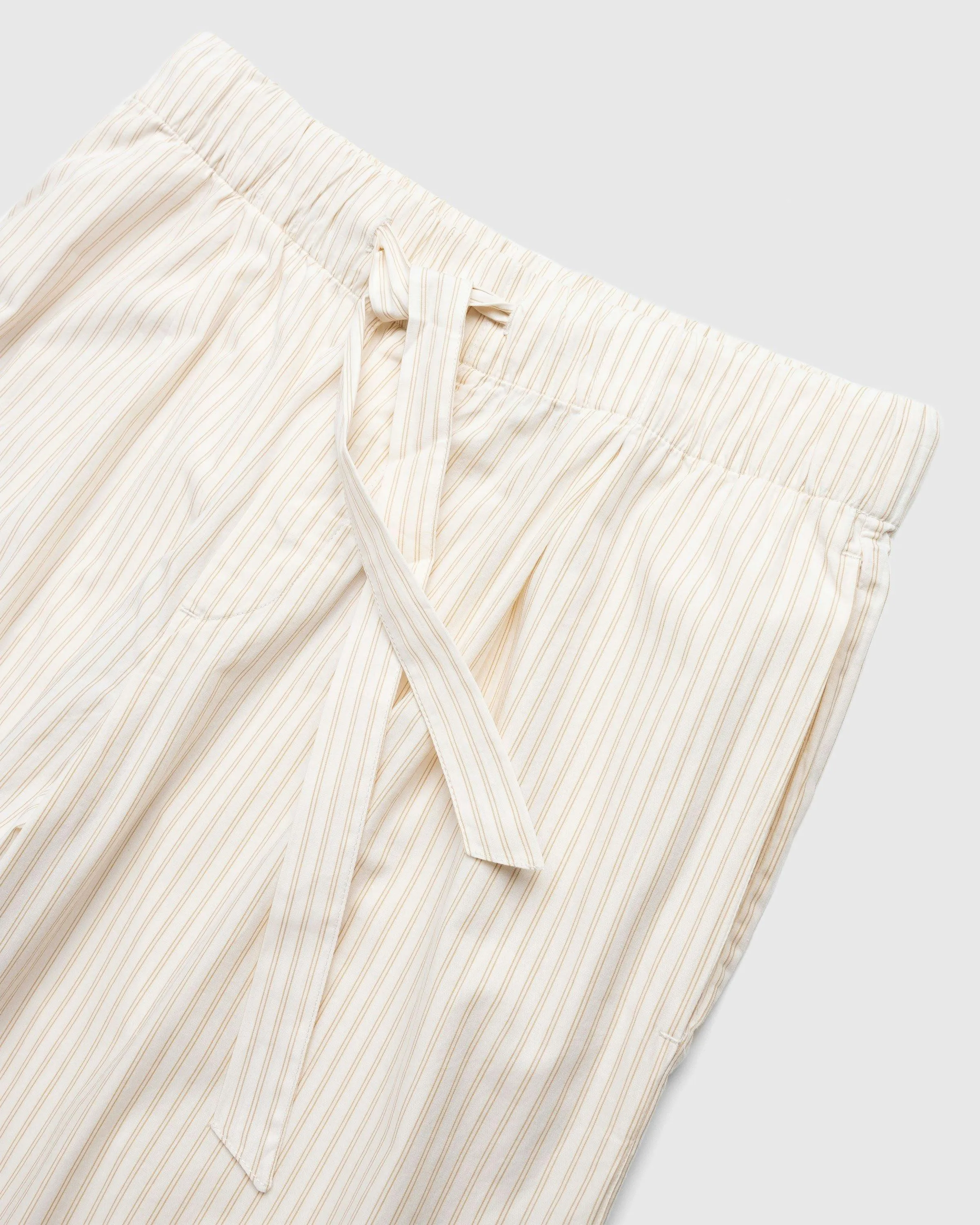 Birkenstock x Tekla – Poplin Pyjama Pants Wheat Stripes | Highsnobiety Shop