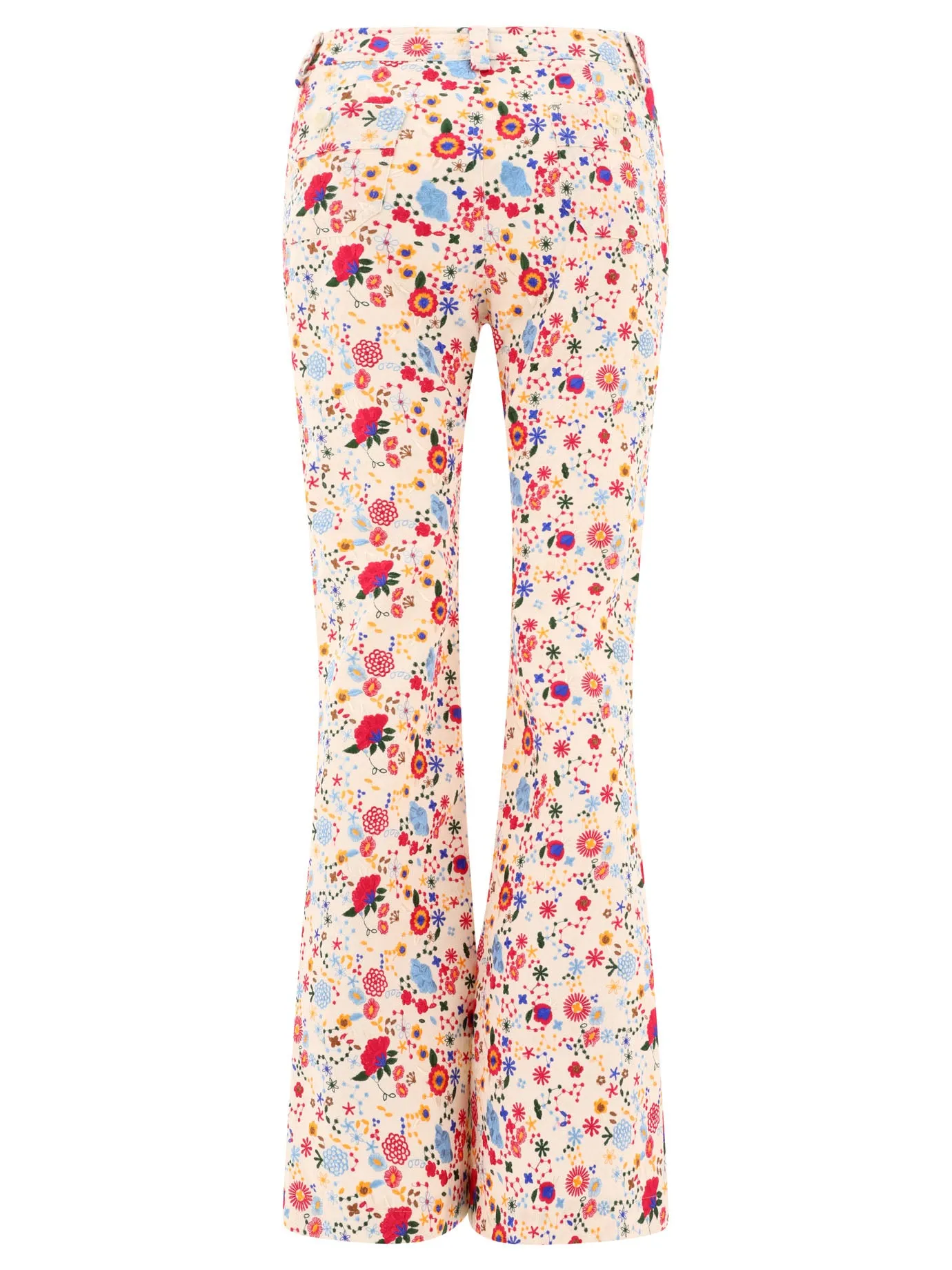 CHARLOTTE EMBROIDERED TROUSERS