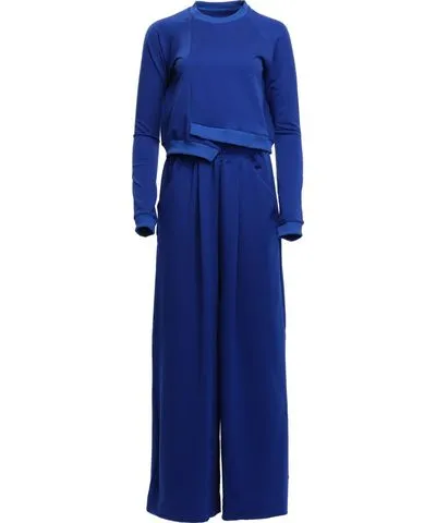 Clothes by Locker Room Royal Blue Two Piece Tracksuit Set For Women