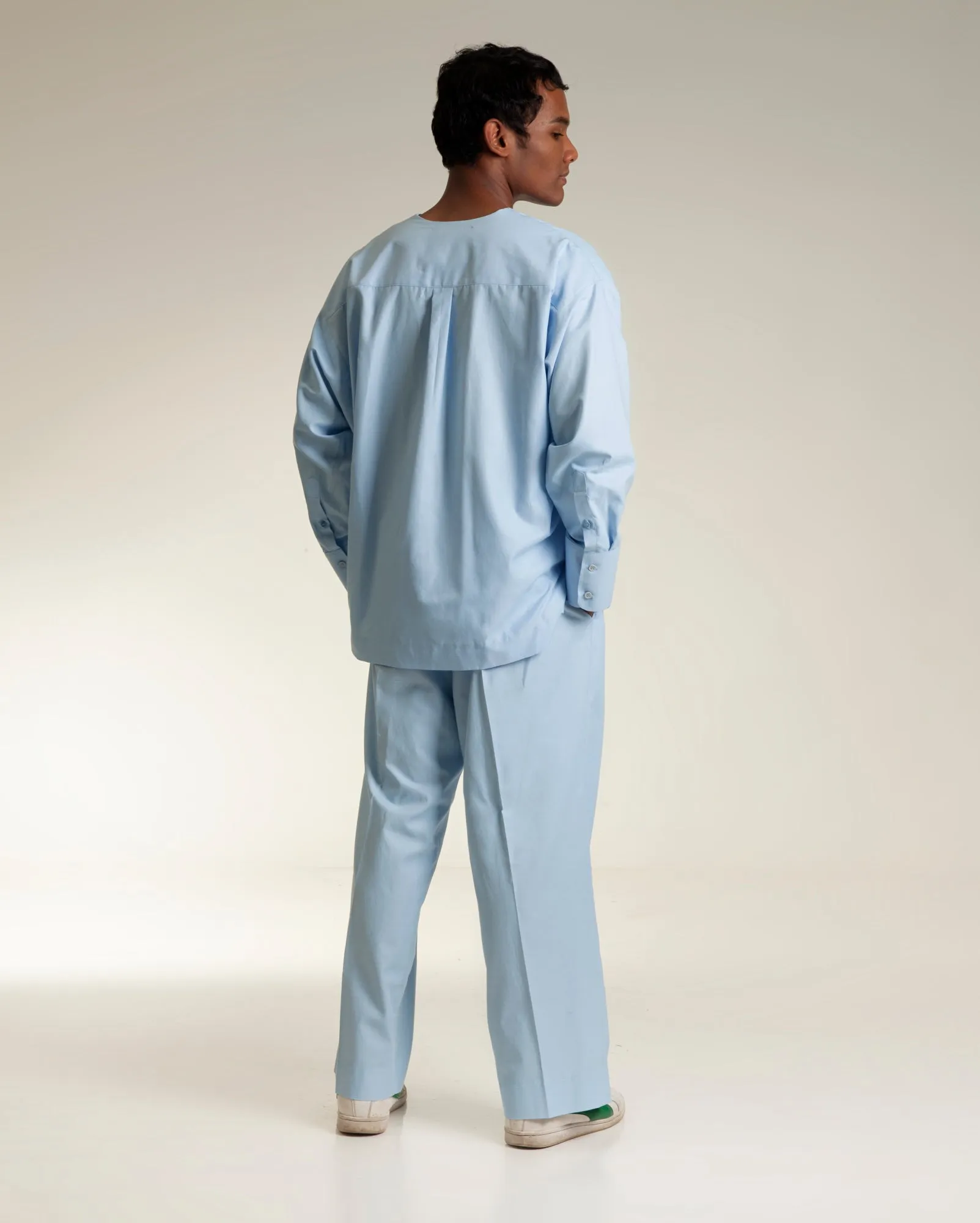 Cuff Baju Melayu Set (Baby Blue)