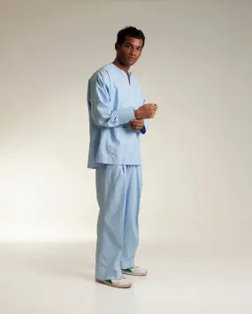 Cuff Baju Melayu Set (Baby Blue)