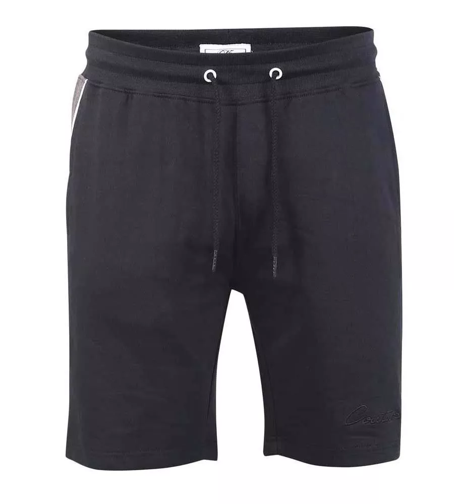 D555 Mens Couture Shorts With Elasticated Waistband Cut and Sew Panels (ANDOVER)