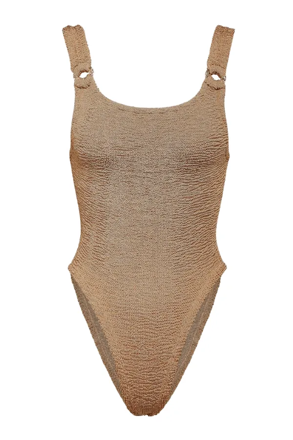 Domino Swim Metallic Cocoa