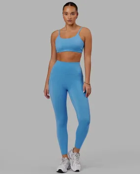 Elixir 7/8 Leggings With Pockets - Azure Blue