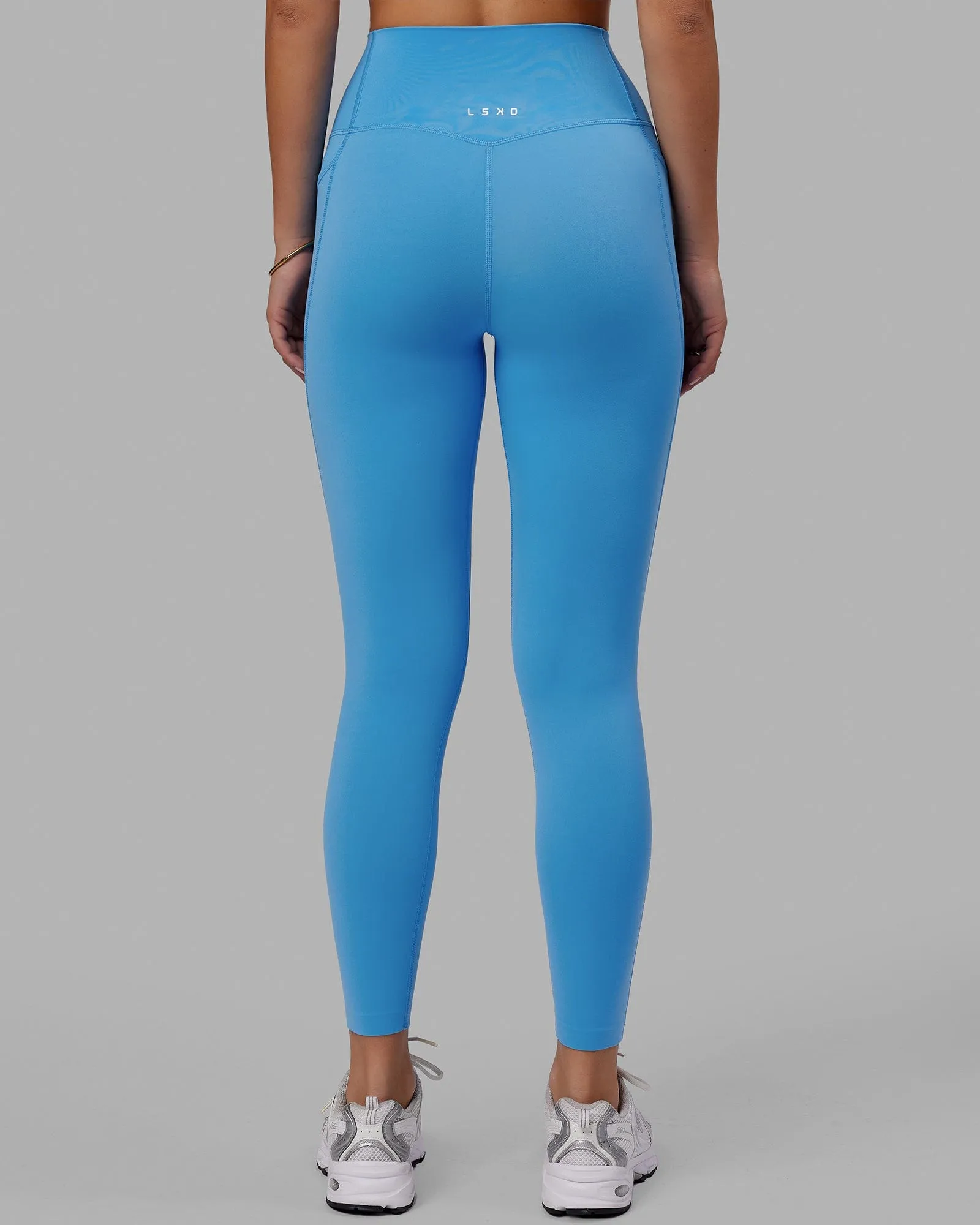 Elixir 7/8 Leggings With Pockets - Azure Blue