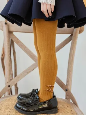 Feelin' So Fab Cotton Ribbed Tights