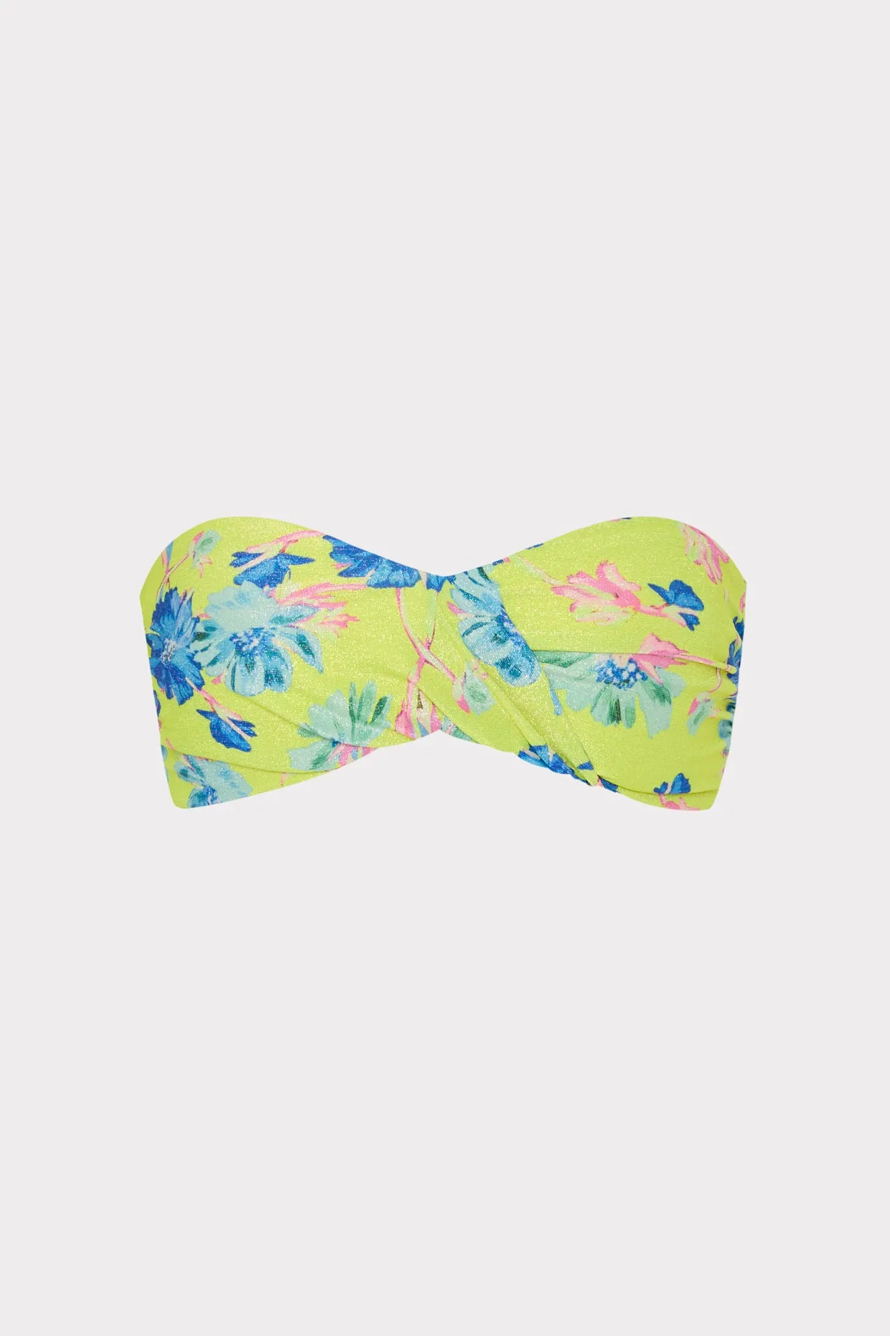 Floating Cosmos Twist Bandeau Top