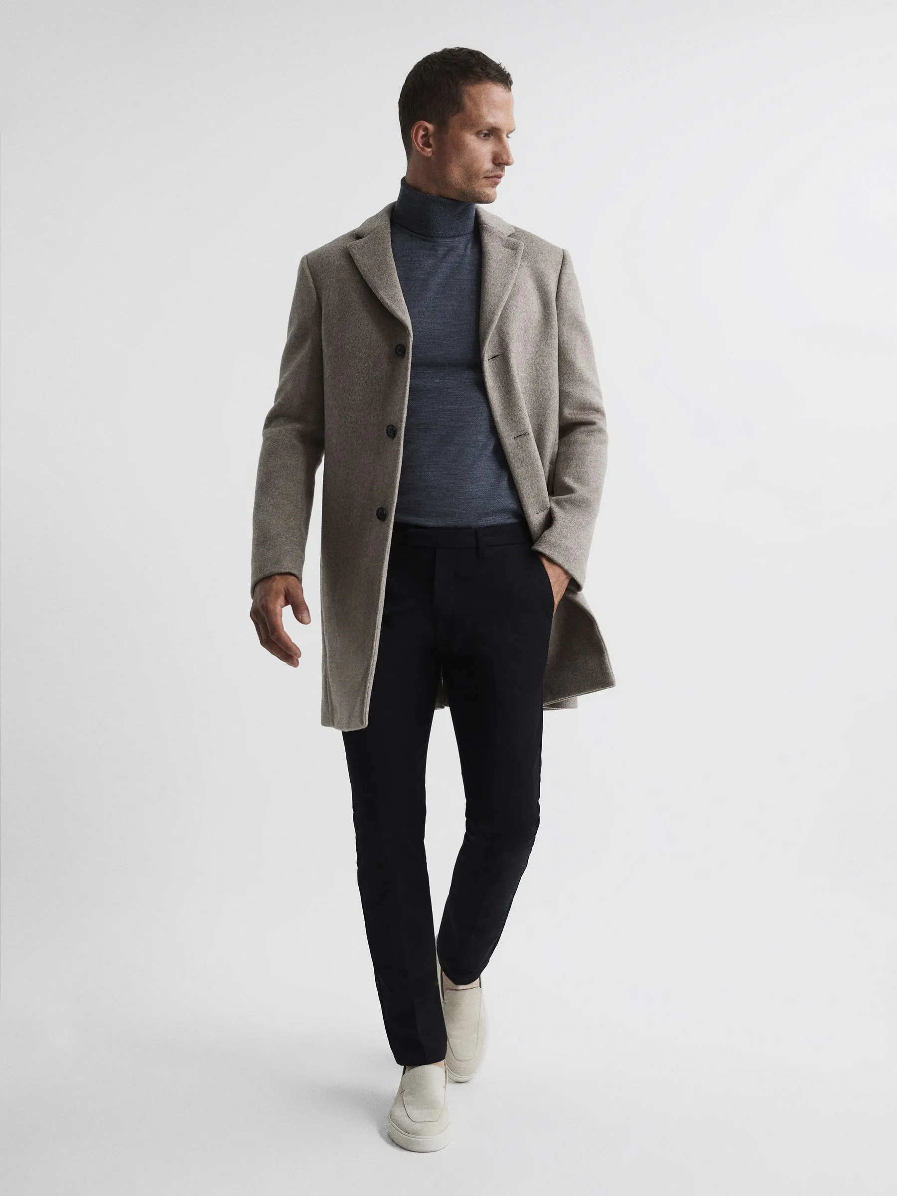 Gable Single Breasted Overcoat