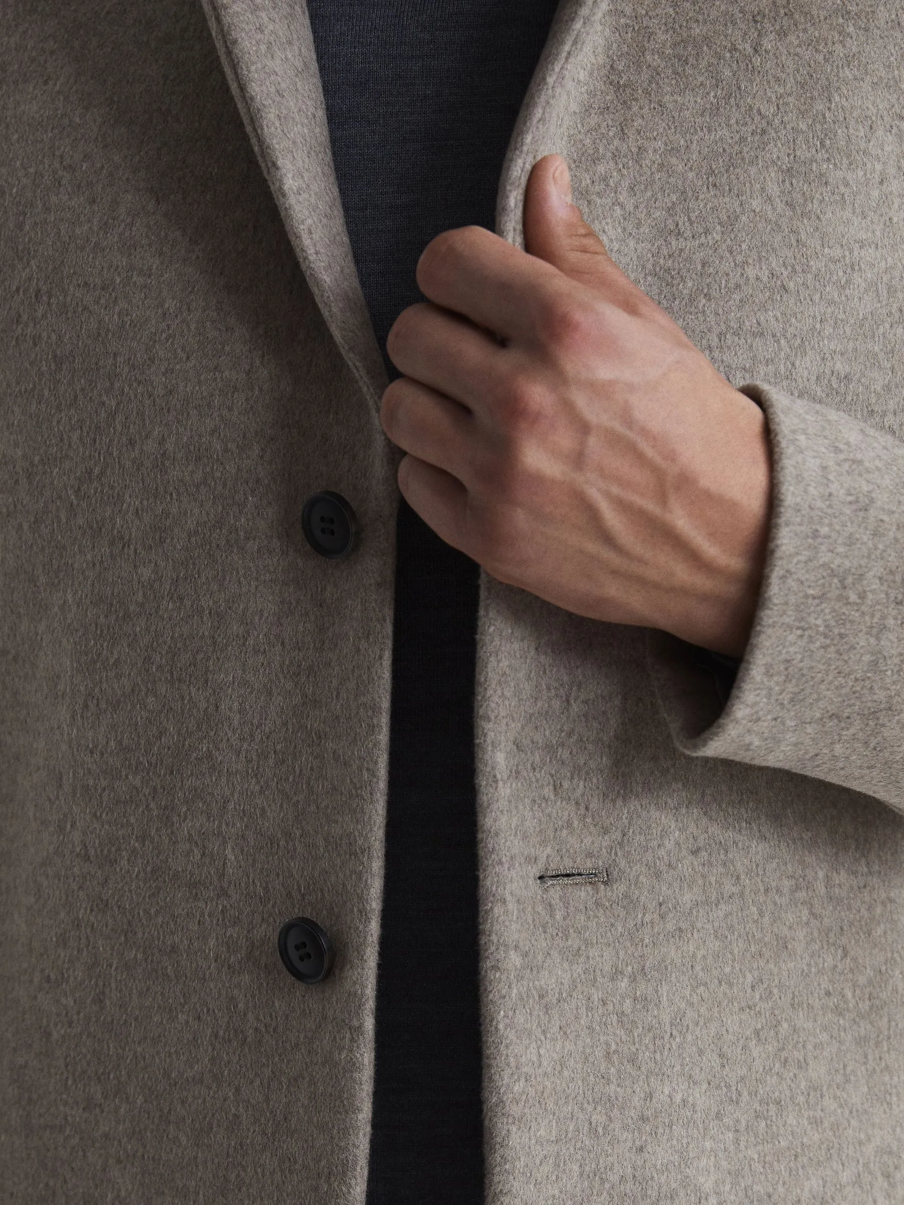 Gable Single Breasted Overcoat