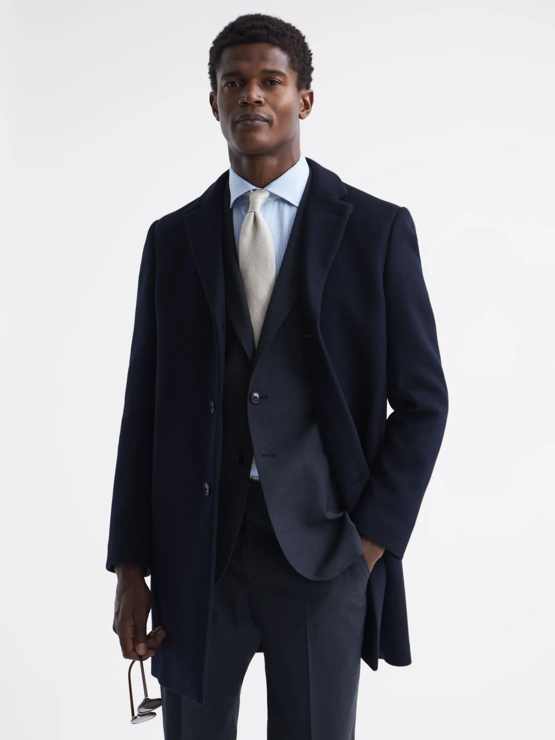 Gable Wool-blend Epsom Overcoat