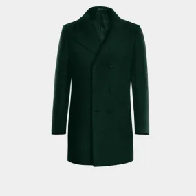 Green Double breasted overcoat