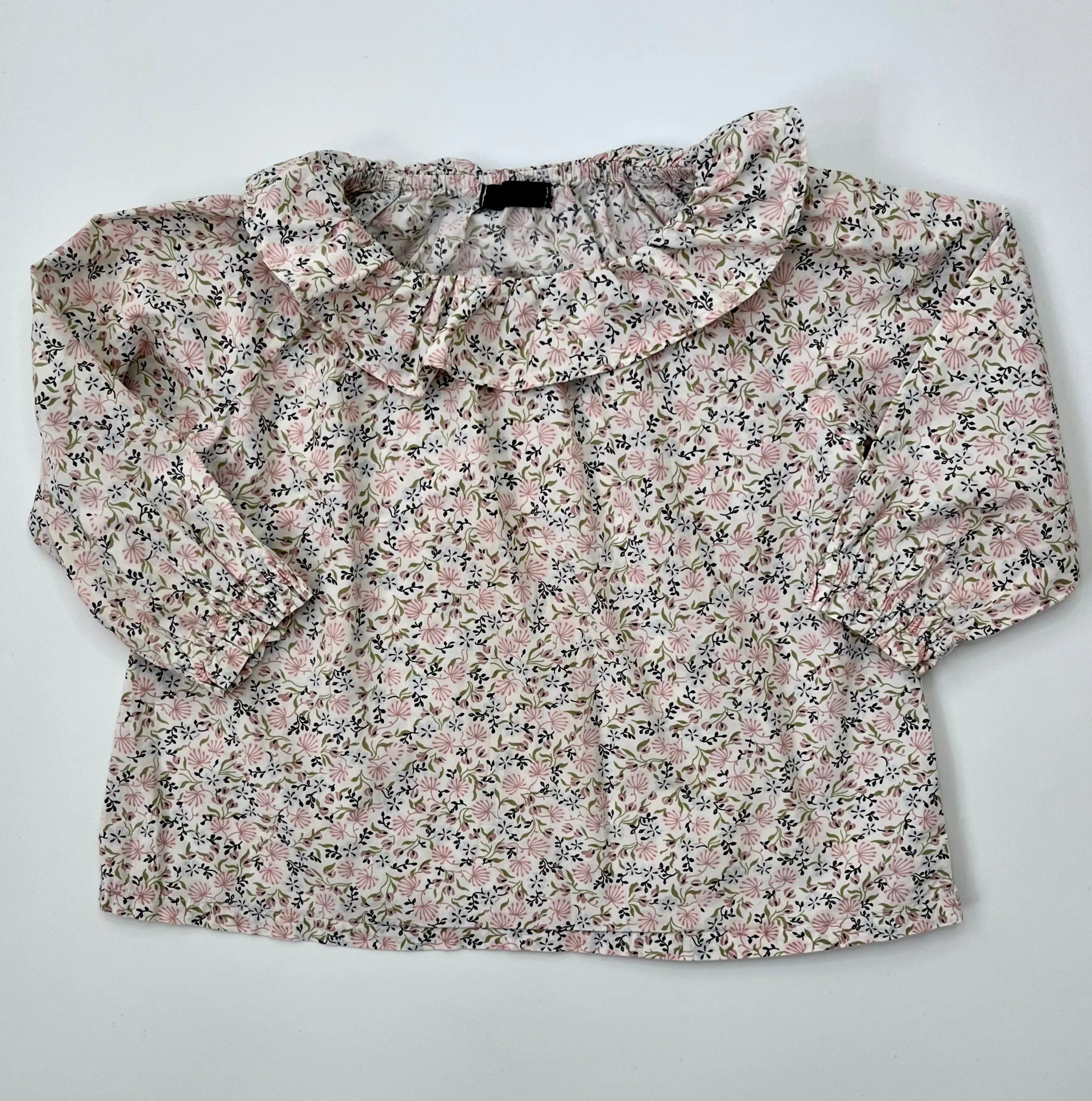 Guno Floral Print Cotton Blouse: 4-6 Years