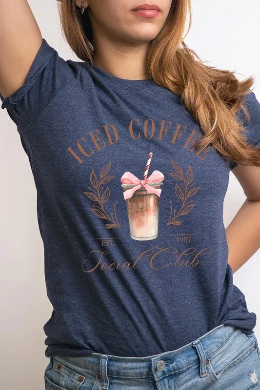 Iced Coffee Social Club Graphic T Shirts