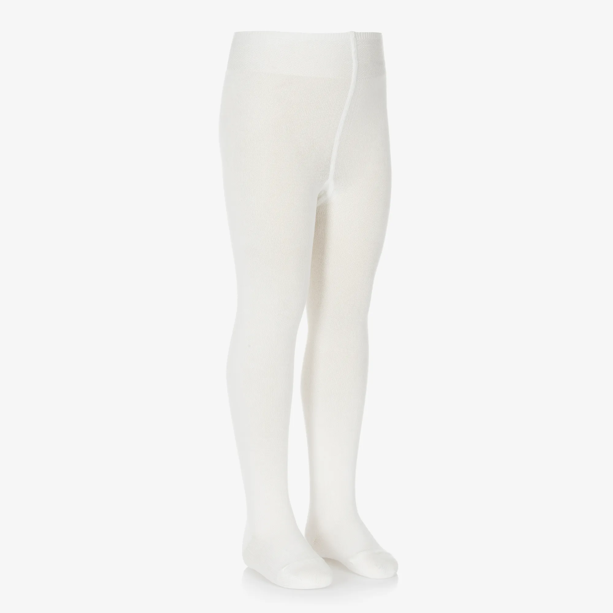 Ivory Cotton Tights