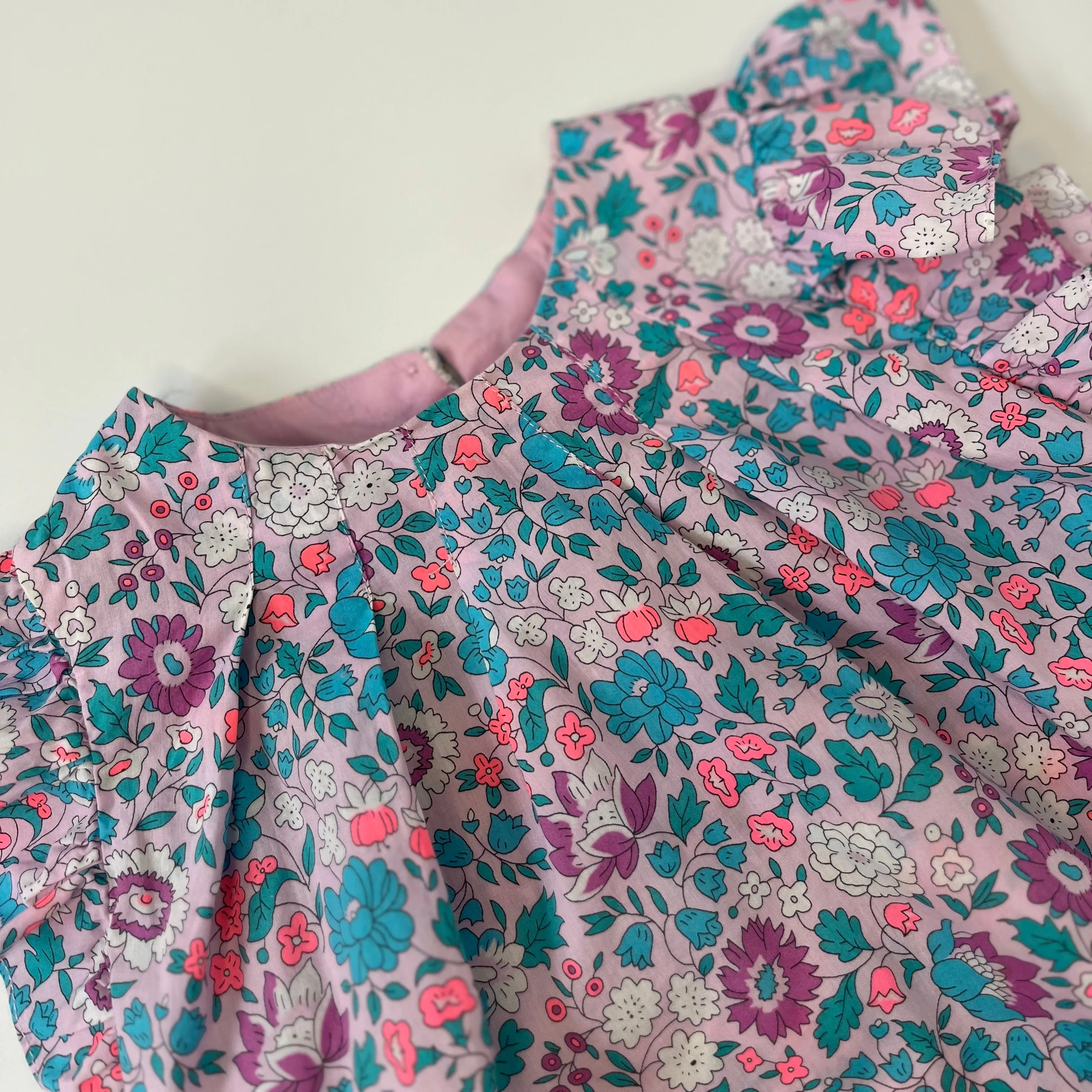 Jacadi Lilac Liberty Print Sleeveless Blouse: 5 Years