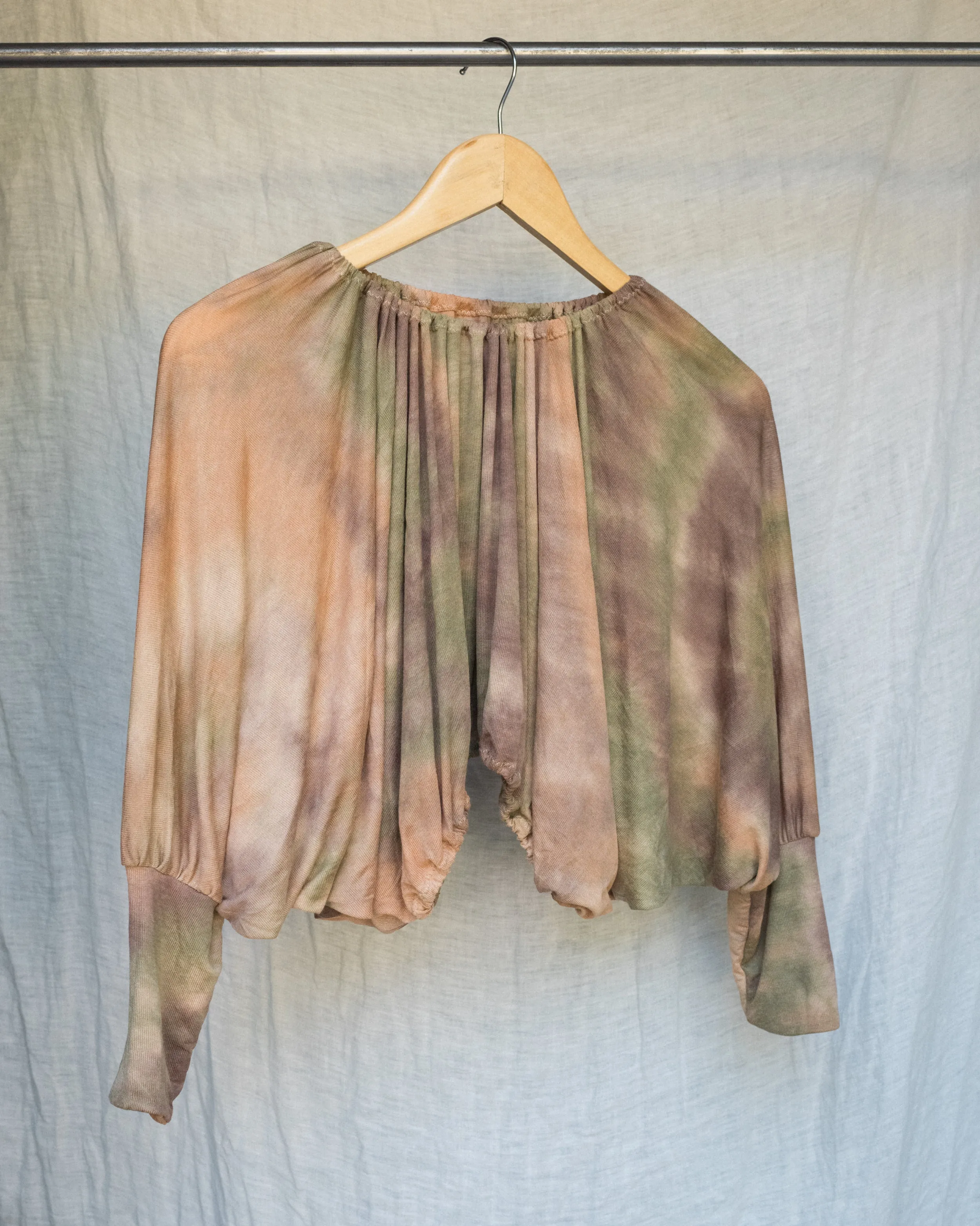 Jane Tie Dye Top in Earthtones