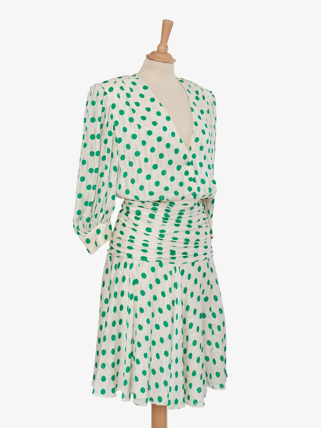 Juanita Sabbadini Polka dot midi dress