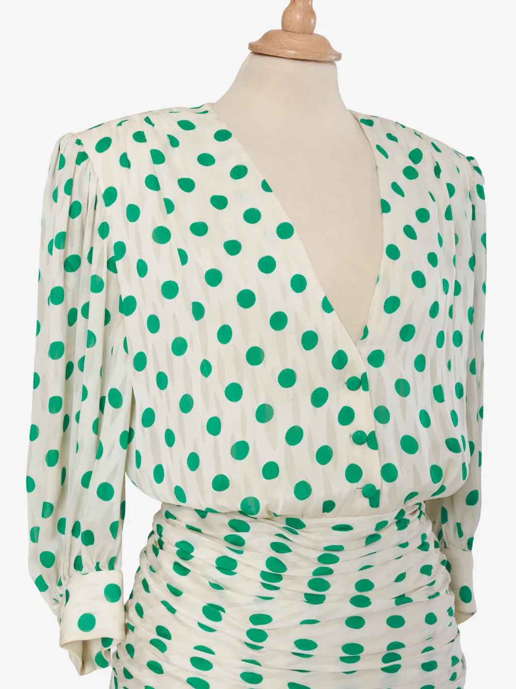 Juanita Sabbadini Polka dot midi dress