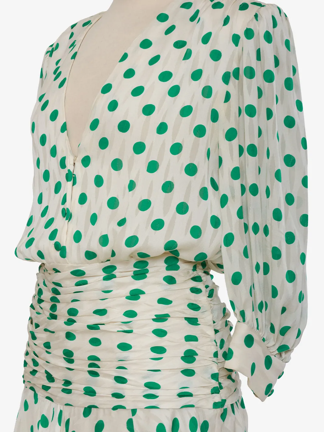 Juanita Sabbadini Polka dot midi dress