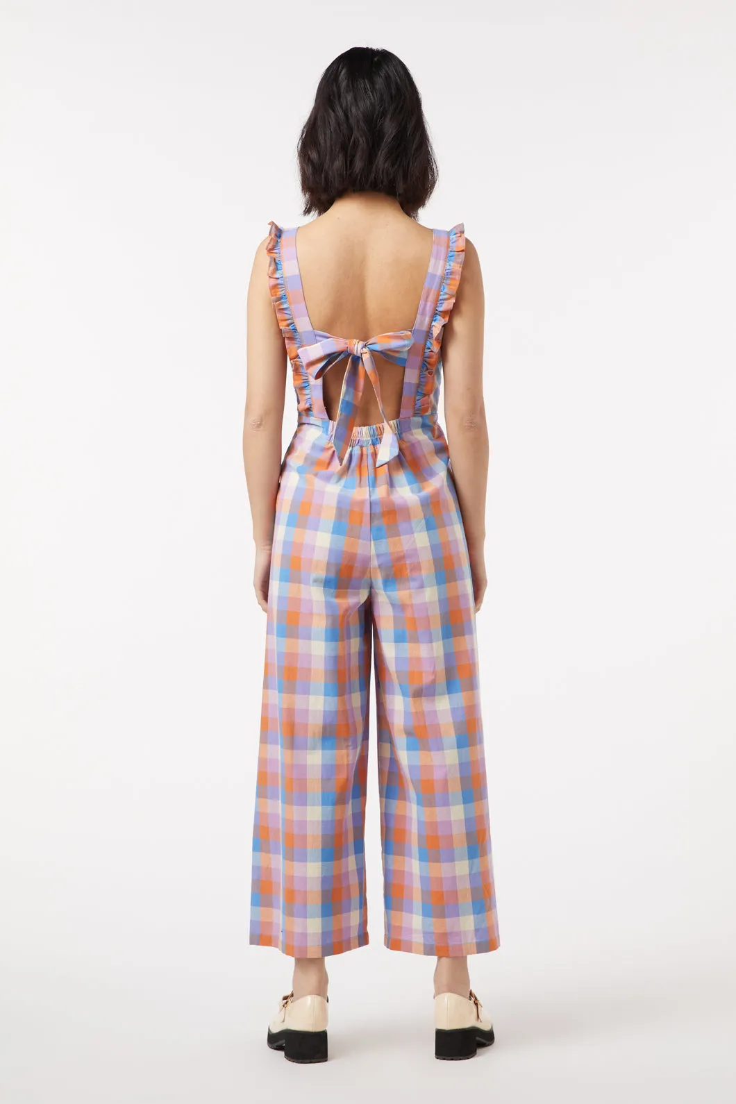 Karla Check Jumpsuit