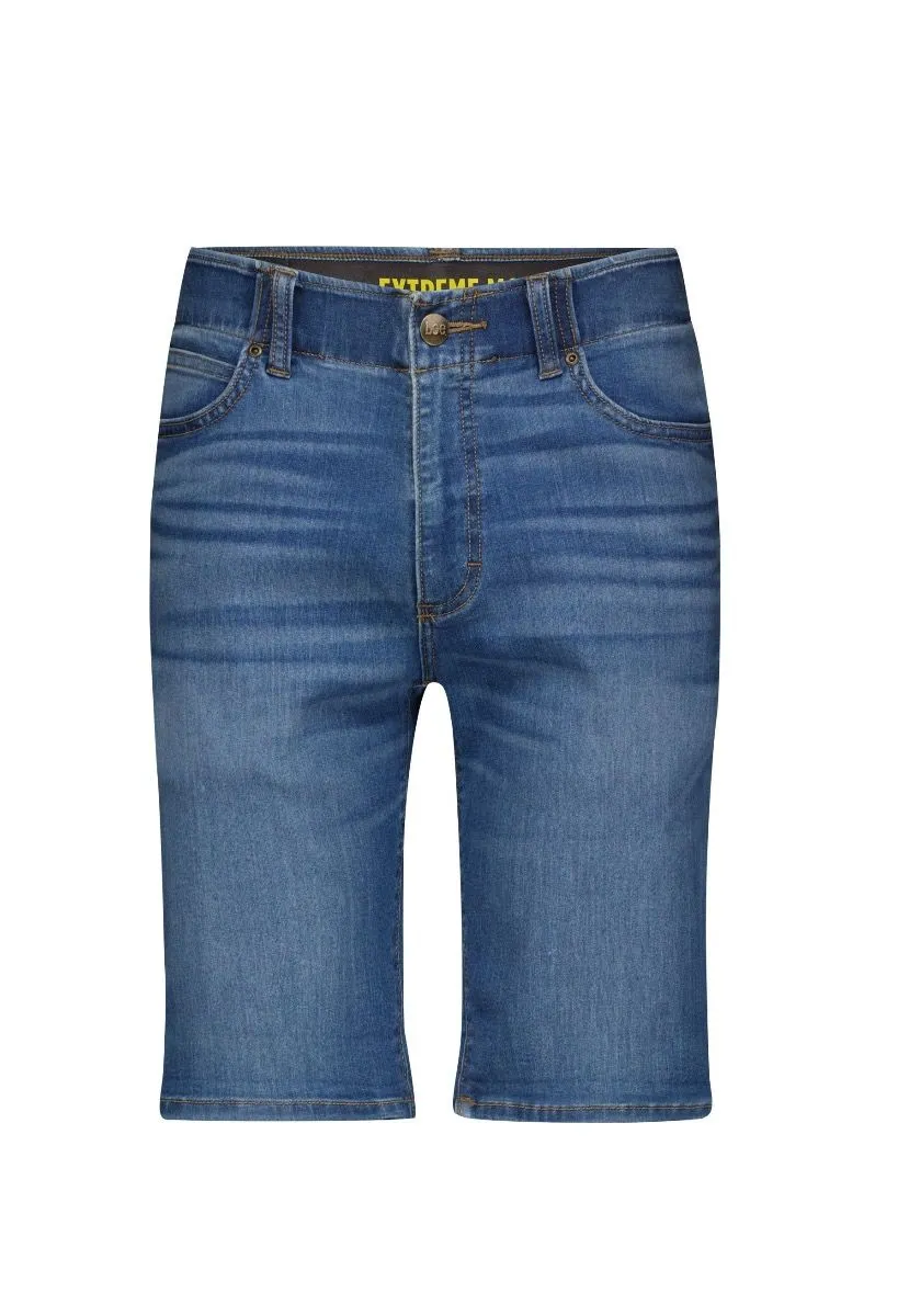 Lee Extreme Motion Stretch Denim Shorts Blue Rooster