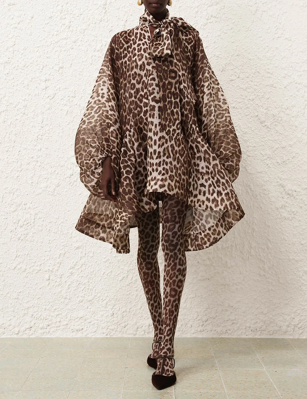 Leopard Print Tights