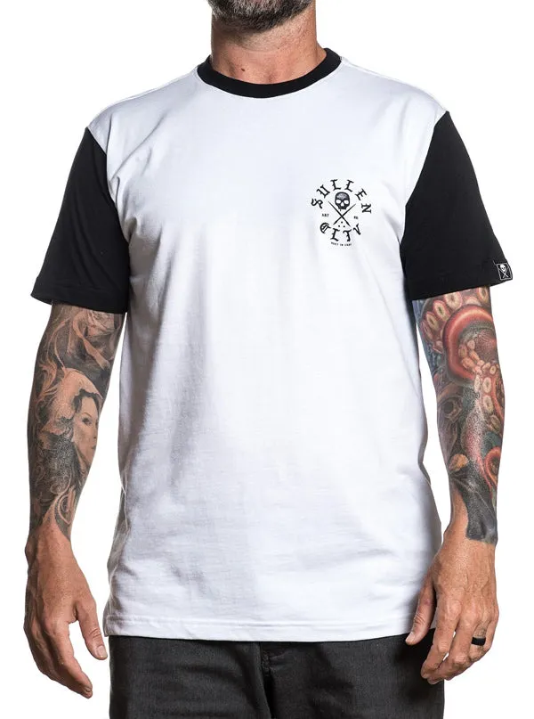 Men's Mortar Tee (White/Black)