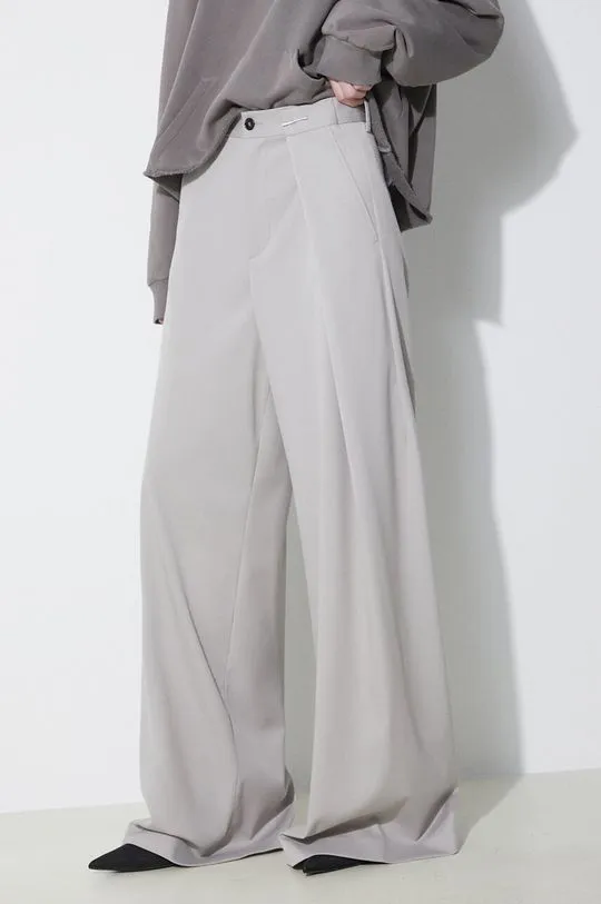 MM6 Maison Margiela wool blend trousers gray color S52KA0481