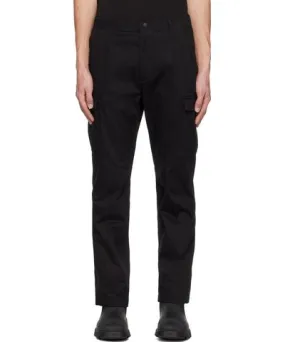 Moncler Black Logo Patch Cargo Pants