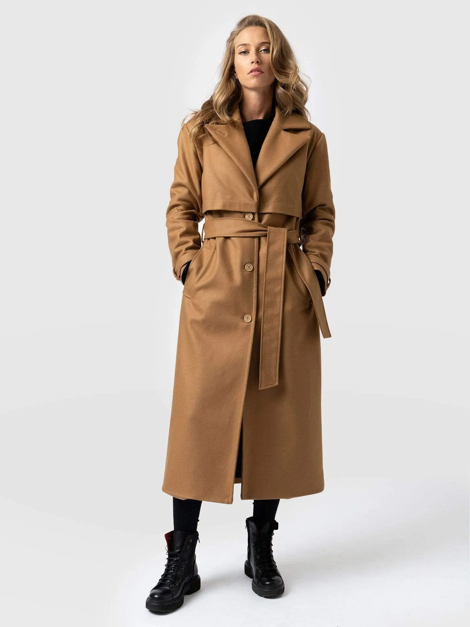 Odette Coat - Camel