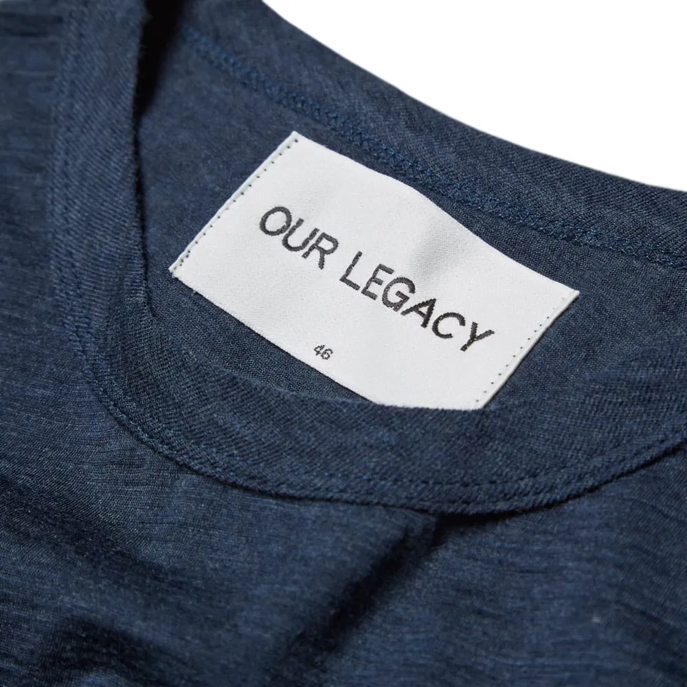 Our Legacy Long Sleeve TeeOcean Melange