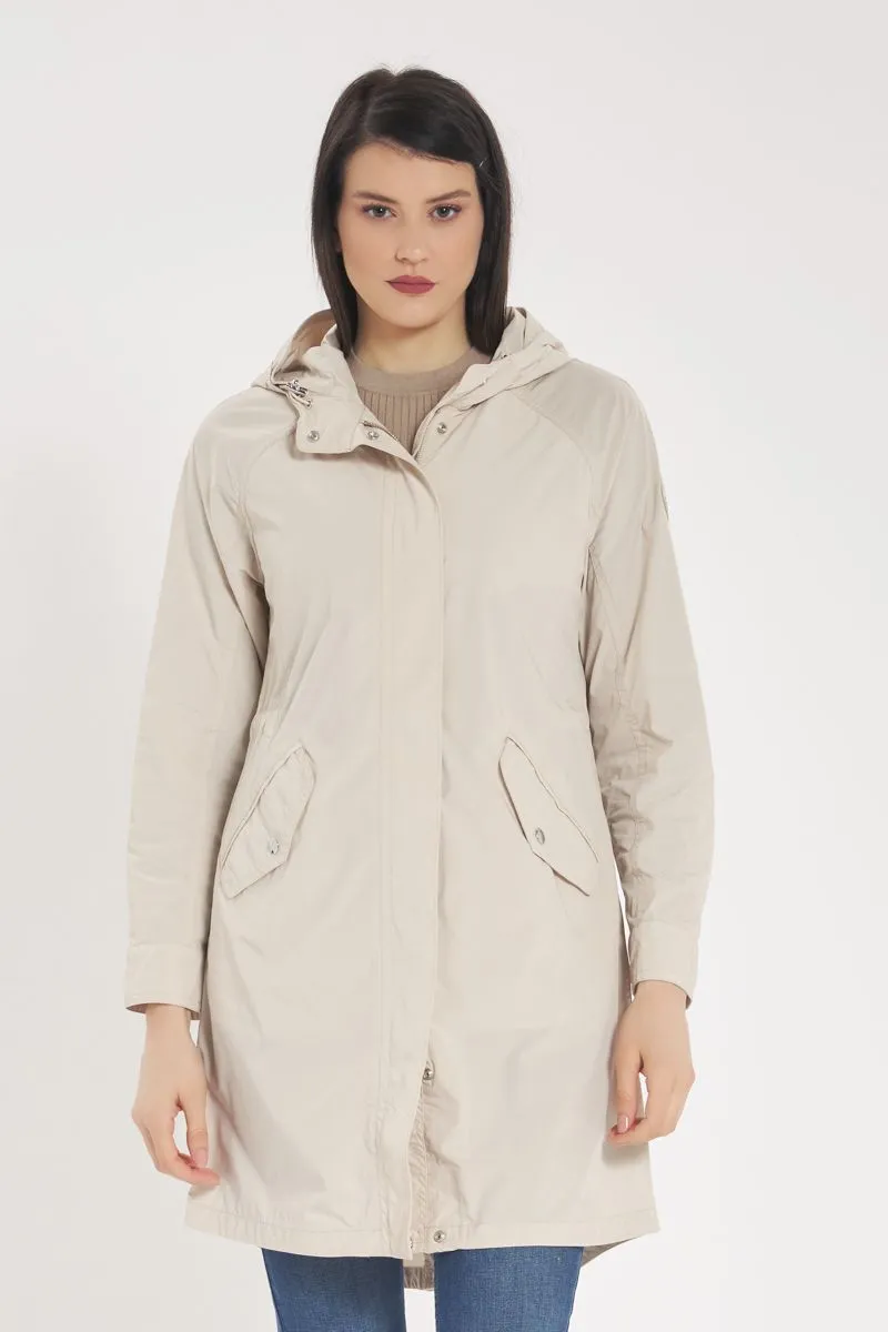 Parka Donna Beige