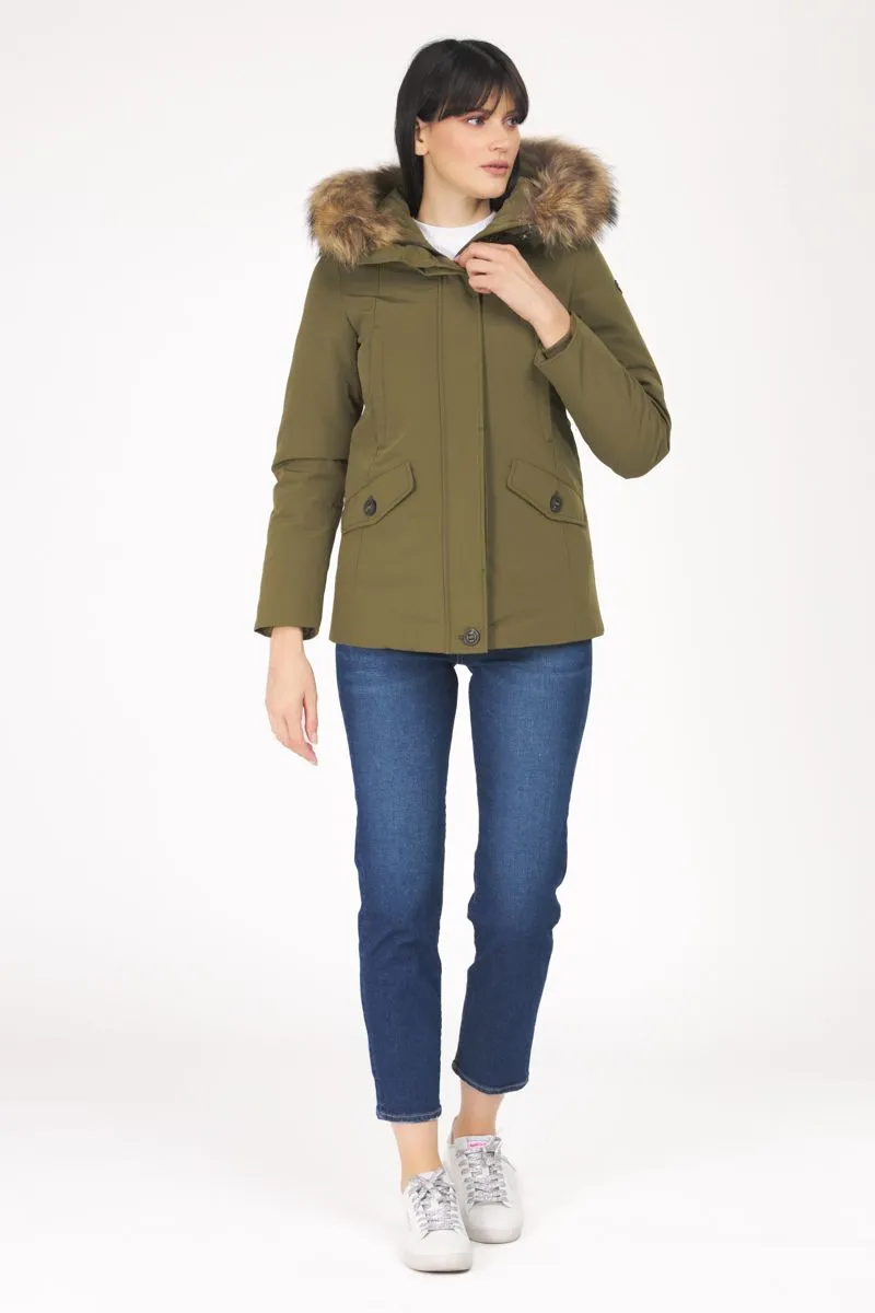 Parka Donna Verde oliva