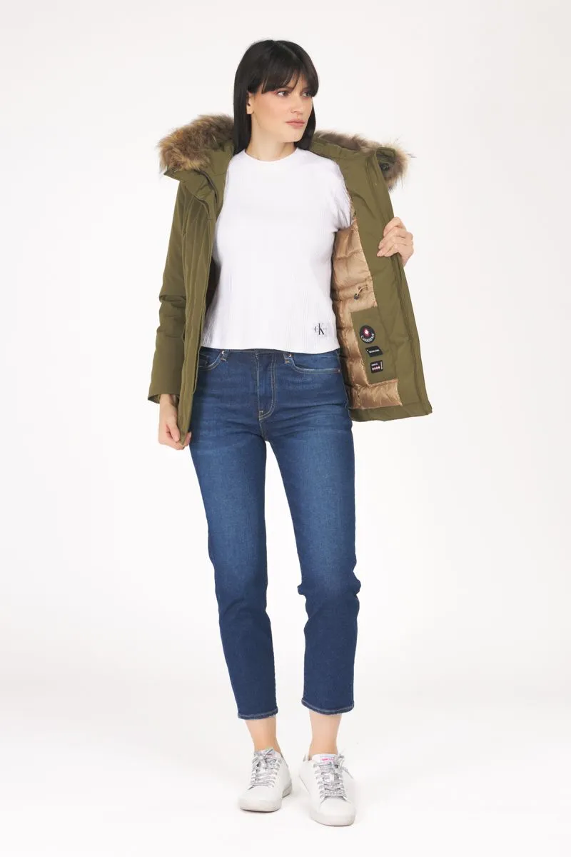 Parka Donna Verde oliva