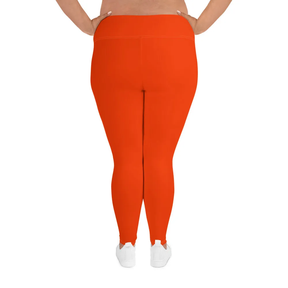 Plus Size Leggings Orange