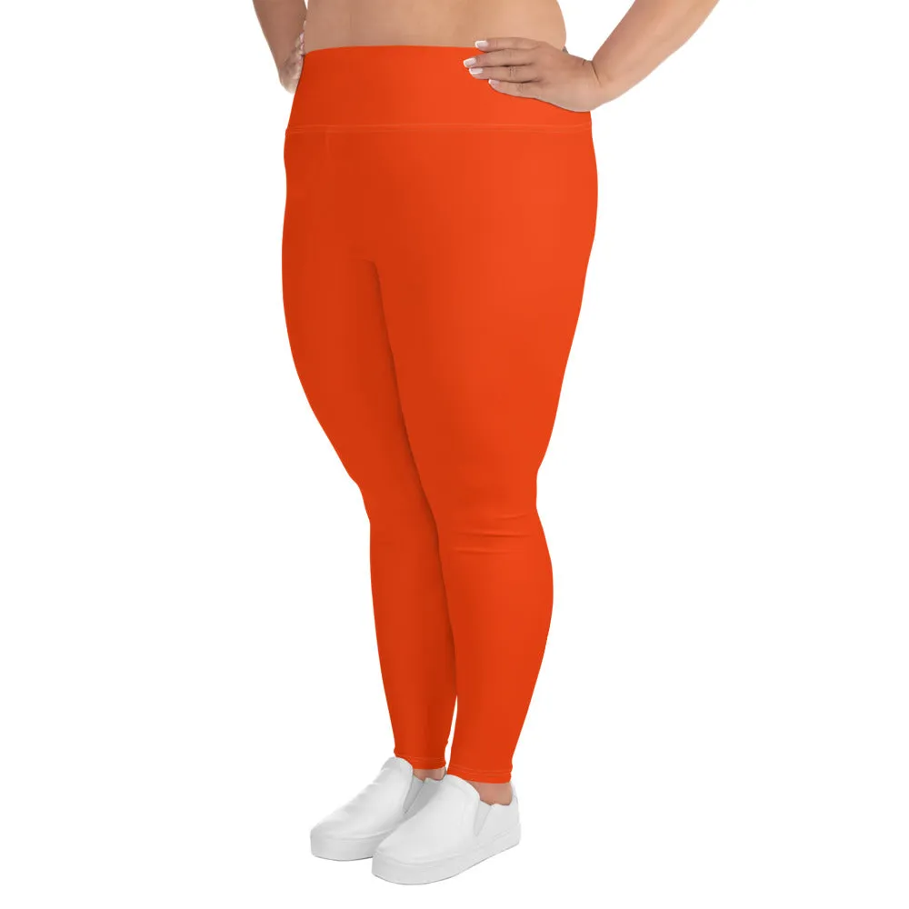 Plus Size Leggings Orange