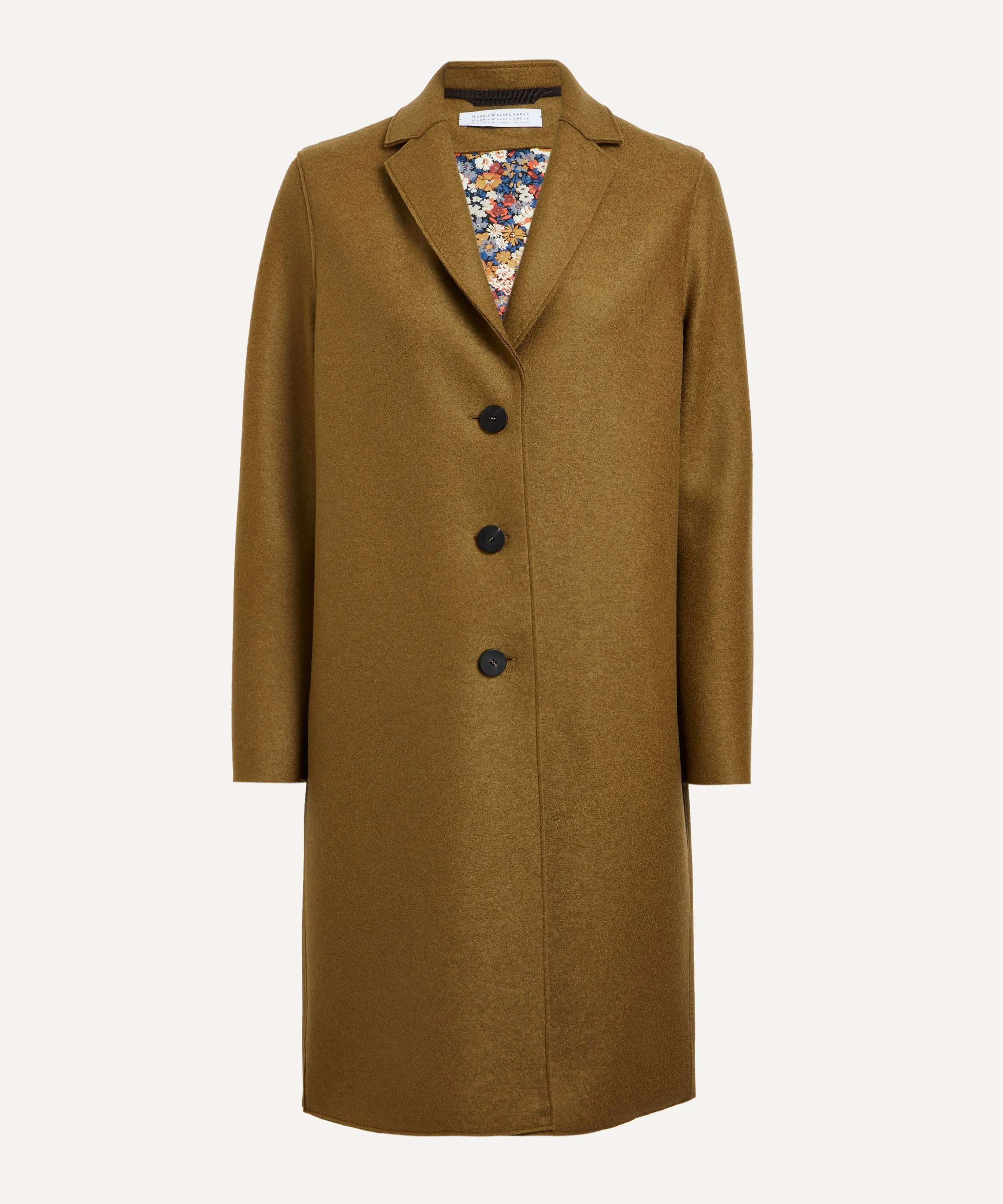 Pressed Wool Overcoat