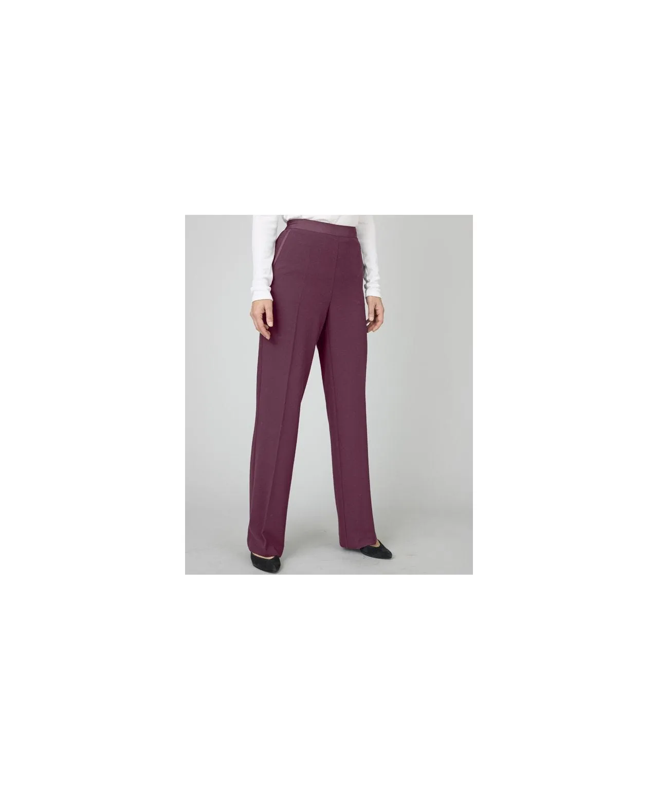 Satin Trim Trousers