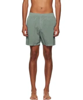 Stone Island Green B0943 Nylon Metal Swim Shorts