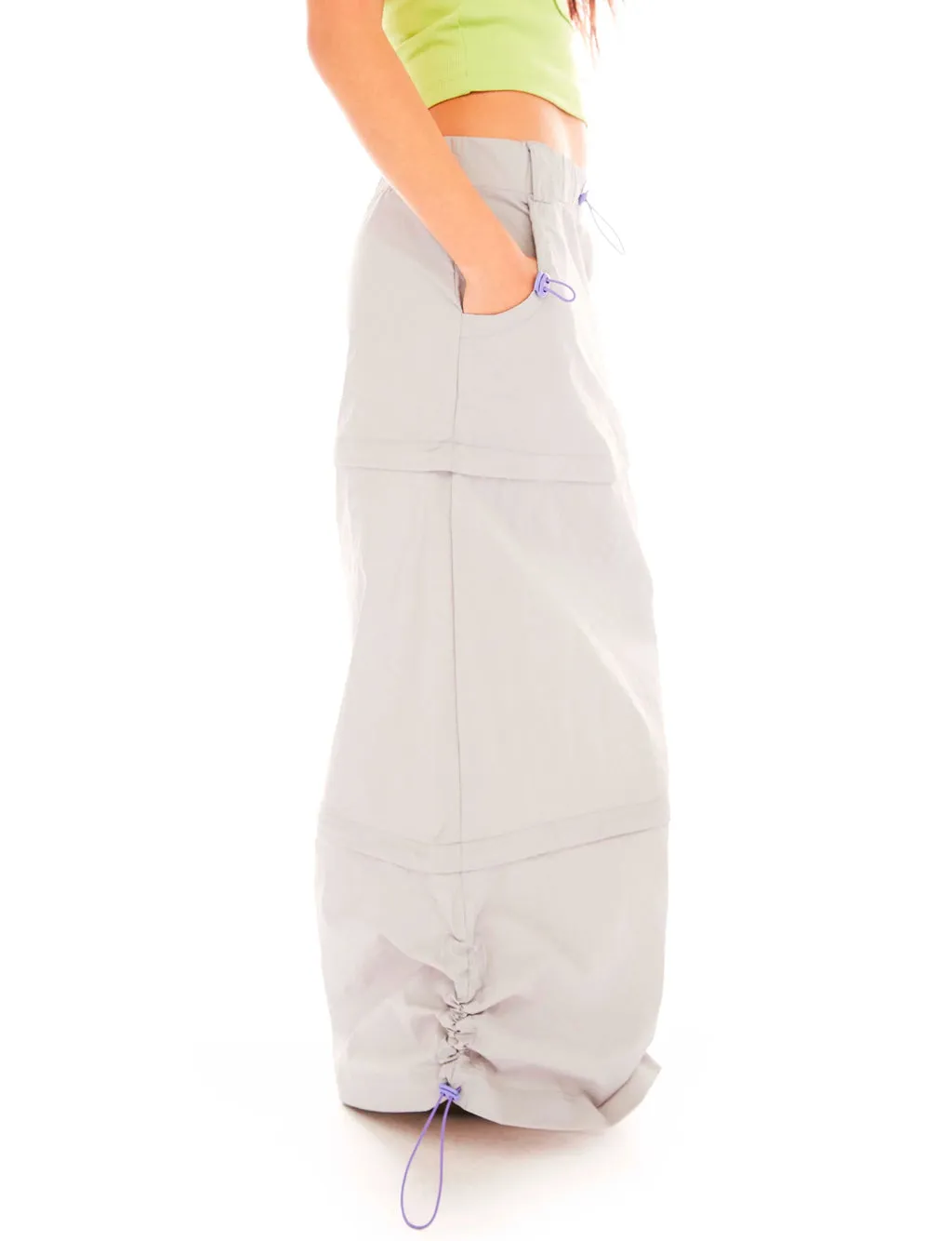 THREE WAY ZIPPY CARGO SKIRT