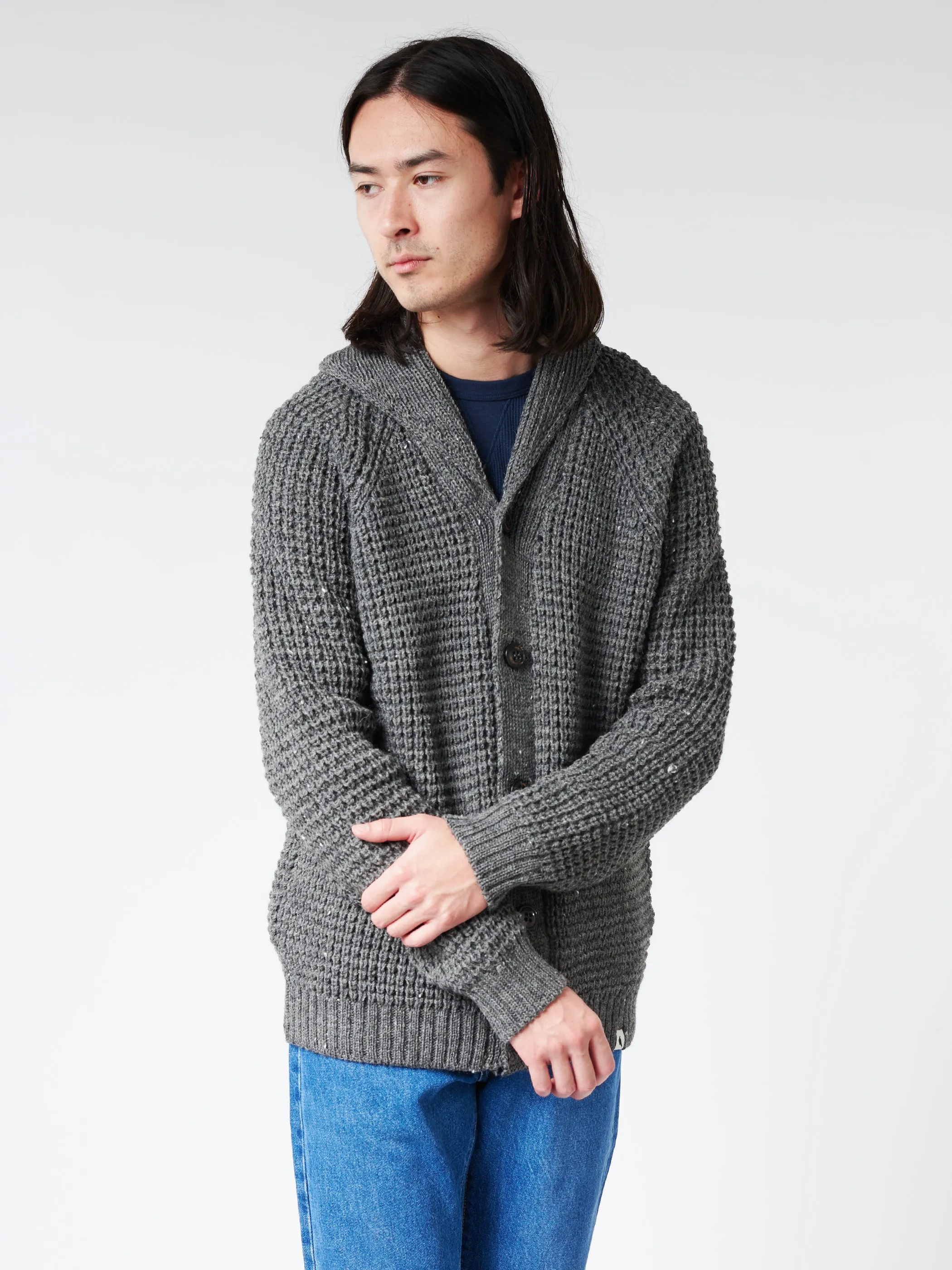 Waffle Cardigan