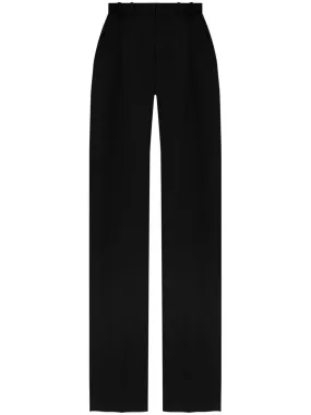 WOOL WIDE-LEG TROUSERS